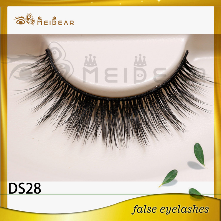 New arrival natural looking 3d silk  eyelashes for dating False eyelashes